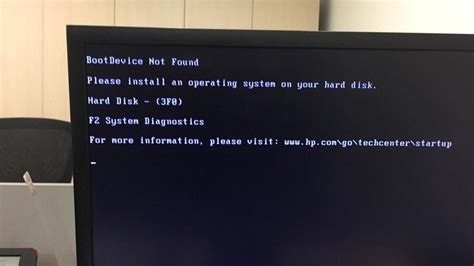 cloned hard drive no boot device found